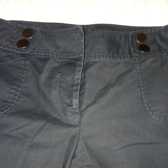 Ann Taylor Black Nautical Sailor Inspired Dress Pants Sz 8 EUC - Picture 2 of 6